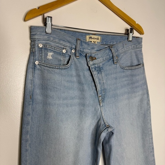 Madewell Low-Slung Straight Jeans Blue Wash Size 26 - Picture 4 of 9